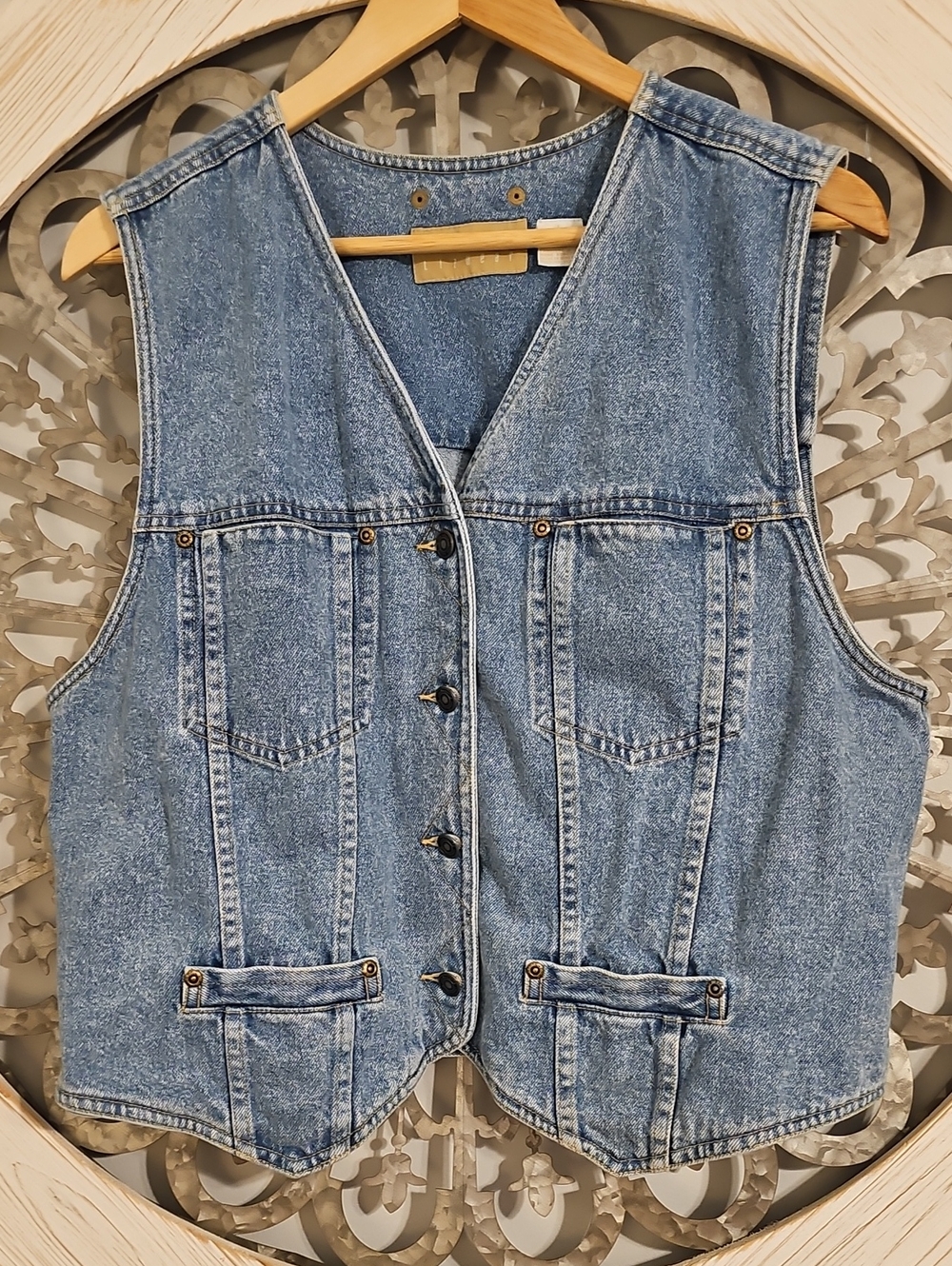Liz Claiborne Jean Vest
